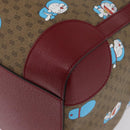GUCCI Micro GG Supreme GUCCI × Doraemon Bag PVC 2way Beige 647815 Auth 167008SM-18