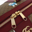 GUCCI Micro GG Supreme GUCCI × Doraemon Bag PVC 2way Beige 647815 Auth 167008SM-19