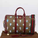 GUCCI Micro GG Supreme GUCCI × Doraemon Bag PVC 2way Beige 647815 Auth 167008SM-12
