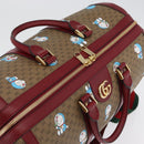 GUCCI Micro GG Supreme GUCCI × Doraemon Bag PVC 2way Beige 647815 Auth 167008SM-6