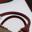 GUCCI Micro GG Supreme GUCCI × Doraemon Bag PVC 2way Beige 647815 Auth 167008SM-14