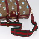 GUCCI Micro GG Supreme GUCCI × Doraemon Bag PVC 2way Beige 647815 Auth 167008SM-8
