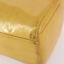 LOUIS VUITTON Monogram Vernis Mercer Boston Bag Beige M91000 LV Auth 167011A-14