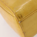LOUIS VUITTON Monogram Vernis Mercer Boston Bag Beige M91000 LV Auth 167011A-16