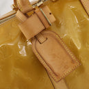 LOUIS VUITTON Monogram Vernis Mercer Boston Bag Beige M91000 LV Auth 167011A-17
