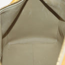 LOUIS VUITTON Monogram Vernis Mercer Boston Bag Beige M91000 LV Auth 167011A-21