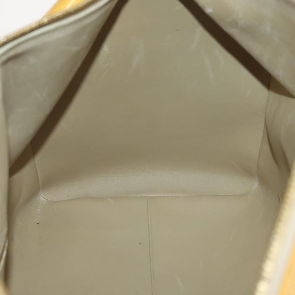 LOUIS VUITTON Monogram Vernis Mercer Boston Bag Beige M91000 LV Auth 167011A
