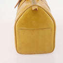 LOUIS VUITTON Monogram Vernis Mercer Boston Bag Beige M91000 LV Auth 167011A-3