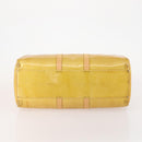 LOUIS VUITTON Monogram Vernis Mercer Boston Bag Beige M91000 LV Auth 167011A-5