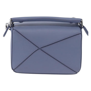 LOEWE Ghibli Mini Puzzle Bag Studio Ghibli Calcifer Leather Blue Auth 167017SM - 0