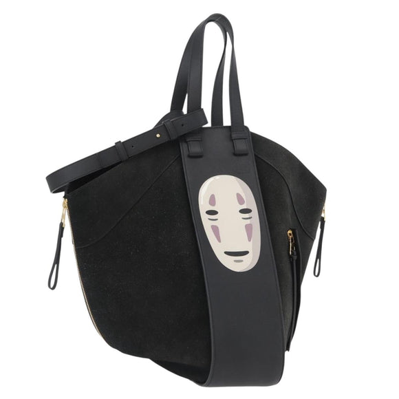 LOEWE × Ghibli Hammock No Face Spirited Away Bag Suede Black Auth 167018SM