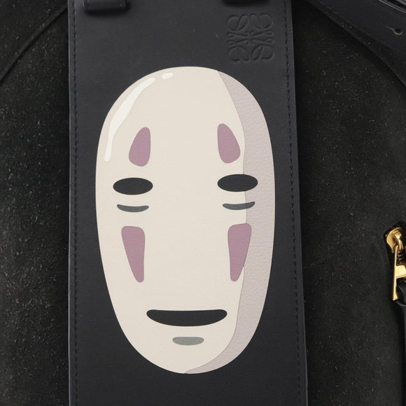 LOEWE × Ghibli Hammock No Face Spirited Away Bag Suede Black Auth 167018SM