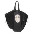 LOEWE × Ghibli Hammock No Face Spirited Away Bag Suede Black Auth 167018SM-13