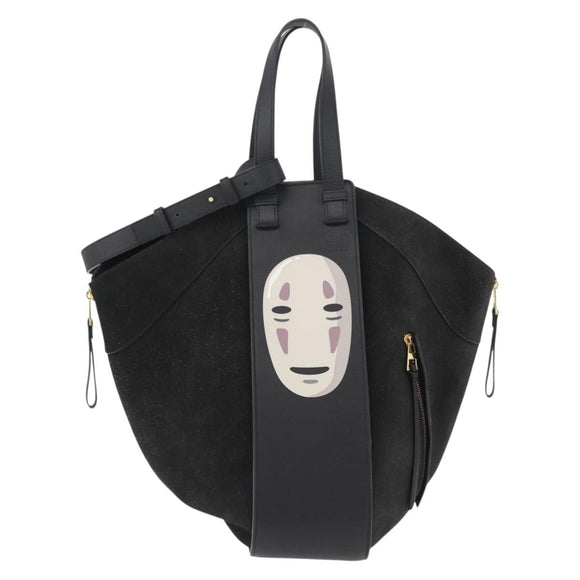 LOEWE × Ghibli Hammock No Face Spirited Away Bag Suede Black Auth 167018SM