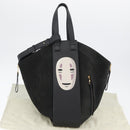 LOEWE × Ghibli Hammock No Face Spirited Away Bag Suede Black Auth 167018SM-12