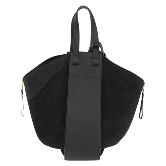 LOEWE × Ghibli Hammock No Face Spirited Away Bag Suede Black Auth 167018SM