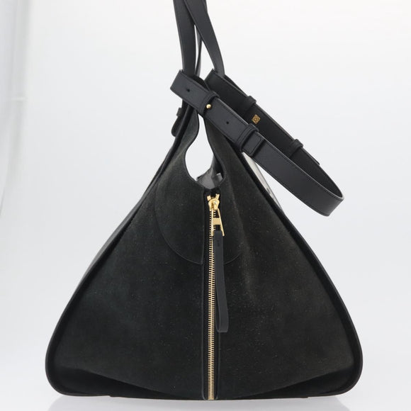 LOEWE × Ghibli Hammock No Face Spirited Away Bag Suede Black Auth 167018SM