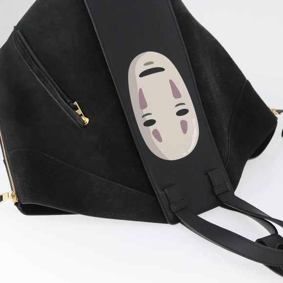 LOEWE × Ghibli Hammock No Face Spirited Away Bag Suede Black Auth 167018SM