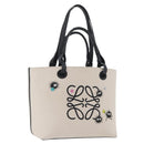 LOEWE × Studio Ghibli Susuwatari Spirited Away Bag Canvas Cream Auth 167021SM-1