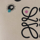 LOEWE × Studio Ghibli Susuwatari Spirited Away Bag Canvas Cream Auth 167021SM-20