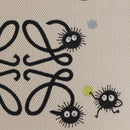 LOEWE × Studio Ghibli Susuwatari Spirited Away Bag Canvas Cream Auth 167021SM-21