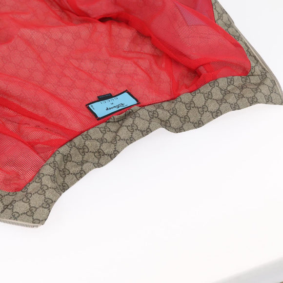 GUCCI GG Supreme Donald Duck Blouson PVC Beige Auth 167030SM