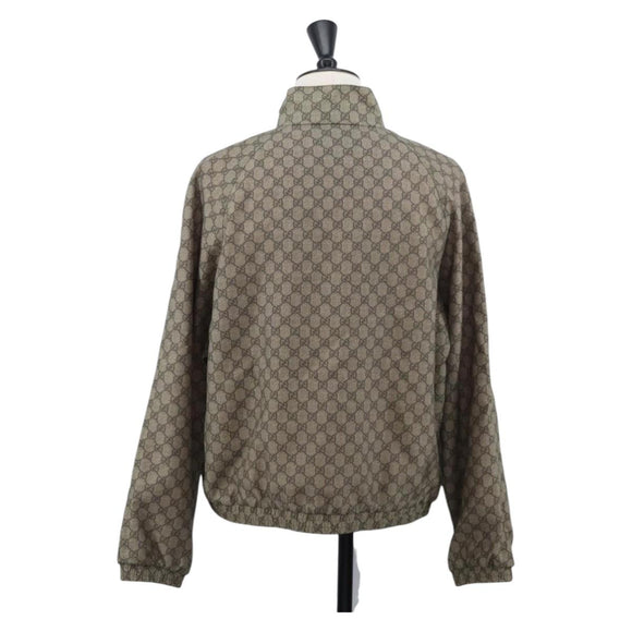 GUCCI GG Supreme Donald Duck Blouson PVC Beige Auth 167030SM