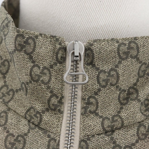 GUCCI GG Supreme Donald Duck Blouson PVC Beige Auth 167030SM