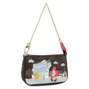 LOUIS VUITTON Monogram Vivienne Mini Pochette Accessoires M81633 Auth 167031SM-1