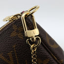 LOUIS VUITTON Monogram Vivienne Mini Pochette Accessoires M81633 Auth 167031SM-19