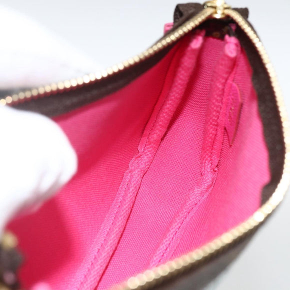 LOUIS VUITTON Monogram Vivienne Mini Pochette Accessoires M81633 Auth 167031SM