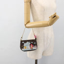 LOUIS VUITTON Monogram Vivienne Mini Pochette Accessoires M81633 Auth 167031SM-22