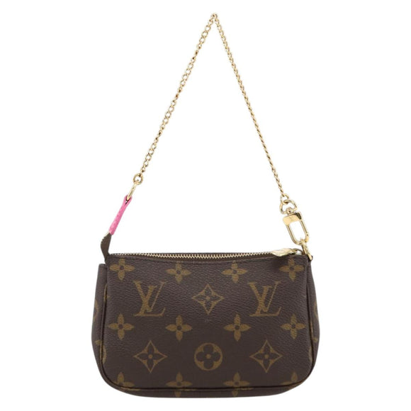 LOUIS VUITTON Monogram Vivienne Mini Pochette Accessoires M81633 Auth 167031SM