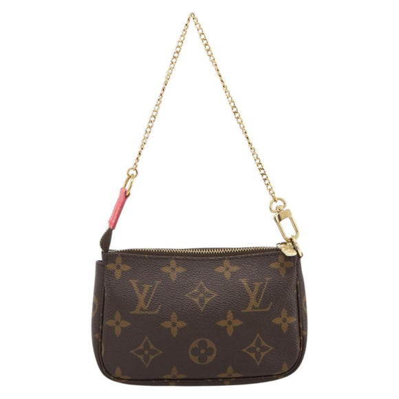 LOUIS VUITTON Monogram Vivienne Mini Pochette Accessoires M80863 Auth 167032SM