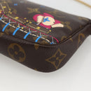 LOUIS VUITTON Monogram Vivienne Mini Pochette Accessoires M81637 Auth 167034SM-10
