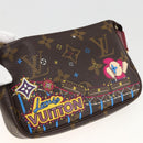 LOUIS VUITTON Monogram Vivienne Mini Pochette Accessoires M81637 Auth 167034SM-17