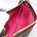 LOUIS VUITTON Monogram Vivienne Mini Pochette Accessoires M81637 Auth 167034SM-20