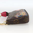 LOUIS VUITTON Monogram Vivienne Mini Pochette Accessoires M81637 Auth 167034SM-4