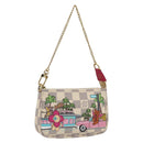 LOUIS VUITTON Azur Vivienne Mini Pochette Accessoires N60487 LV Auth 167035SM-1