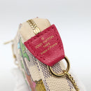 LOUIS VUITTON Azur Vivienne Mini Pochette Accessoires N60487 LV Auth 167035SM-14
