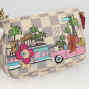 LOUIS VUITTON Azur Vivienne Mini Pochette Accessoires N60487 LV Auth 167035SM-17