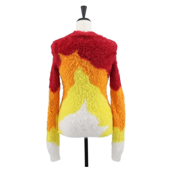 LOEWE × Ghibli Calcifer Sweater Howl's Moving Castle Polyamide Red Auth 167038SM