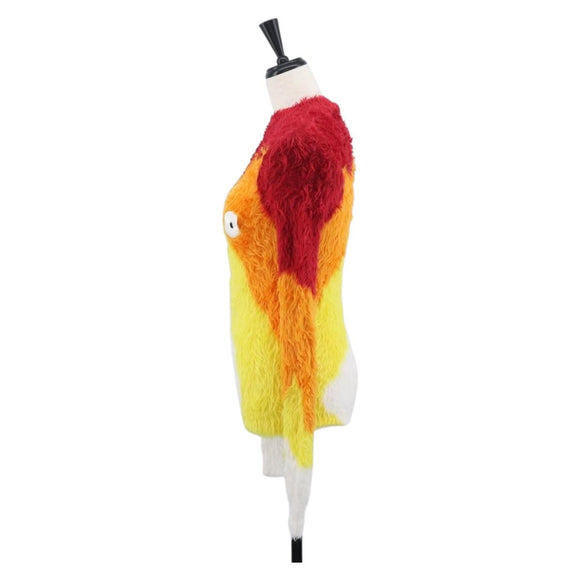 LOEWE × Ghibli Calcifer Sweater Howl's Moving Castle Polyamide Red Auth 167038SM