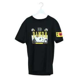 DOLCE&GABBANA D&G x Jujutsu Kaisen Panda T Shirt Cotton Black Auth 167054SM