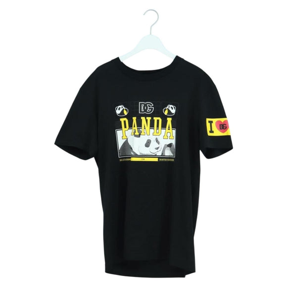DOLCE&GABBANA D&G x Jujutsu Kaisen Panda T Shirt Cotton Black Auth 167054SM