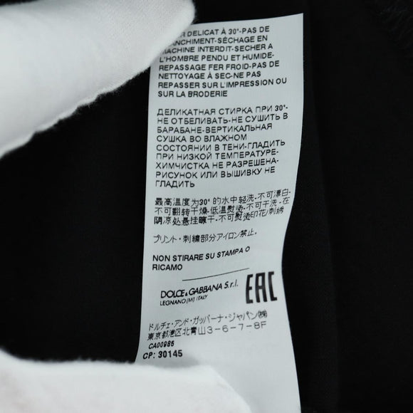 DOLCE&GABBANA D&G x Jujutsu Kaisen Panda T Shirt Cotton Black Auth 167054SM