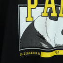 DOLCE&GABBANA D&G x Jujutsu Kaisen Panda T Shirt Cotton Black Auth 167054SM-9