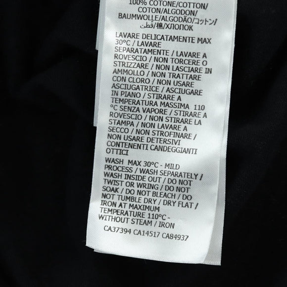 GUCCI GUCCIxDisney Donald Short Sleeved T Shirt Cotton Black Auth 167055M