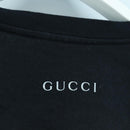 GUCCI GUCCIxDisney Donald Short Sleeved T Shirt Cotton Black Auth 167055M-3