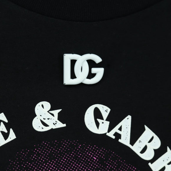 DOLCE&GABBANA D&G x Jujutsu Kaisen Cut And Sew T Shirt Cotton Black Auth 167057M